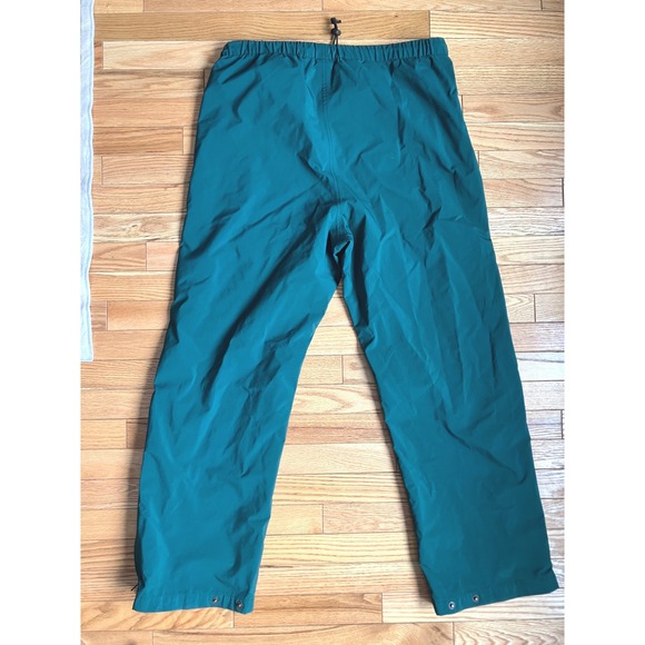 Whitewater Outdoors Gore-Tex Rain Pants Mens Large Teal Green Waterproof Shell - Picture 8 of 9